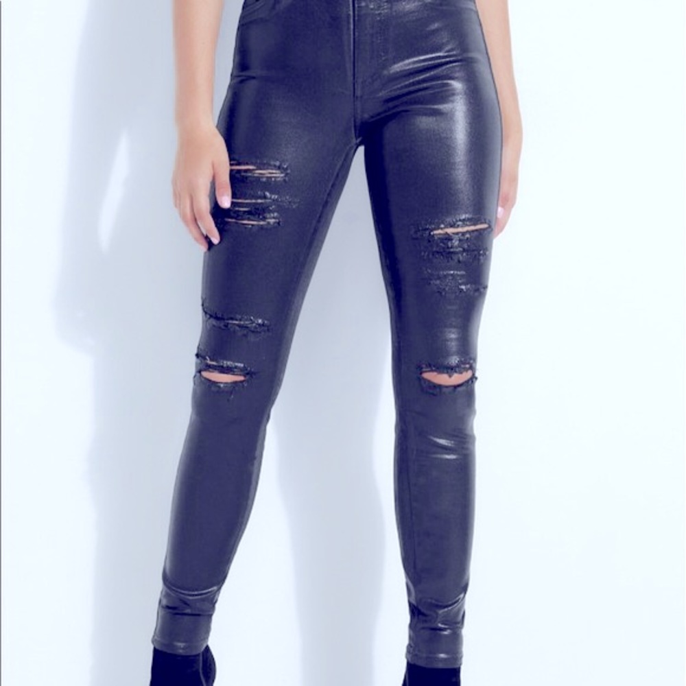 Guess 1981 Metallic Skinny Jeans